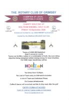 Poster giving details of the event and who to contact.